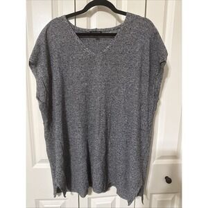 Eileen Fisher Organic Linen Cotton Tunic Blouse Size XL Cottage Core